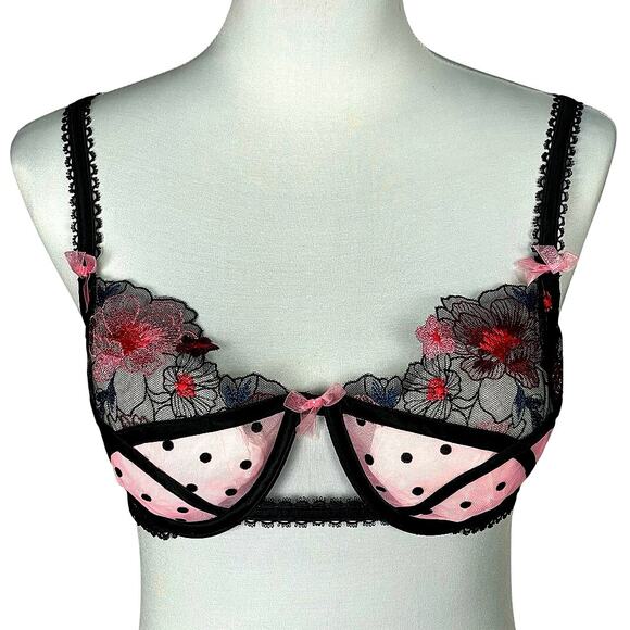 NWT- For Love & Lemons Zinnia Underwire Bra - Picture 1 of 4